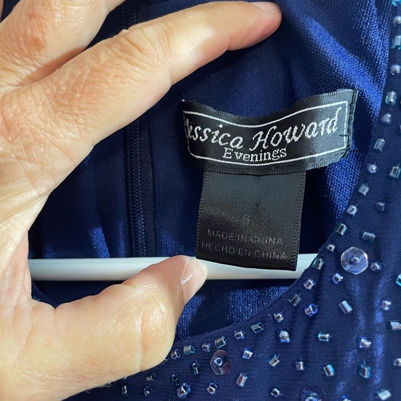 Blue Evening Dress - Picture 2 of 5